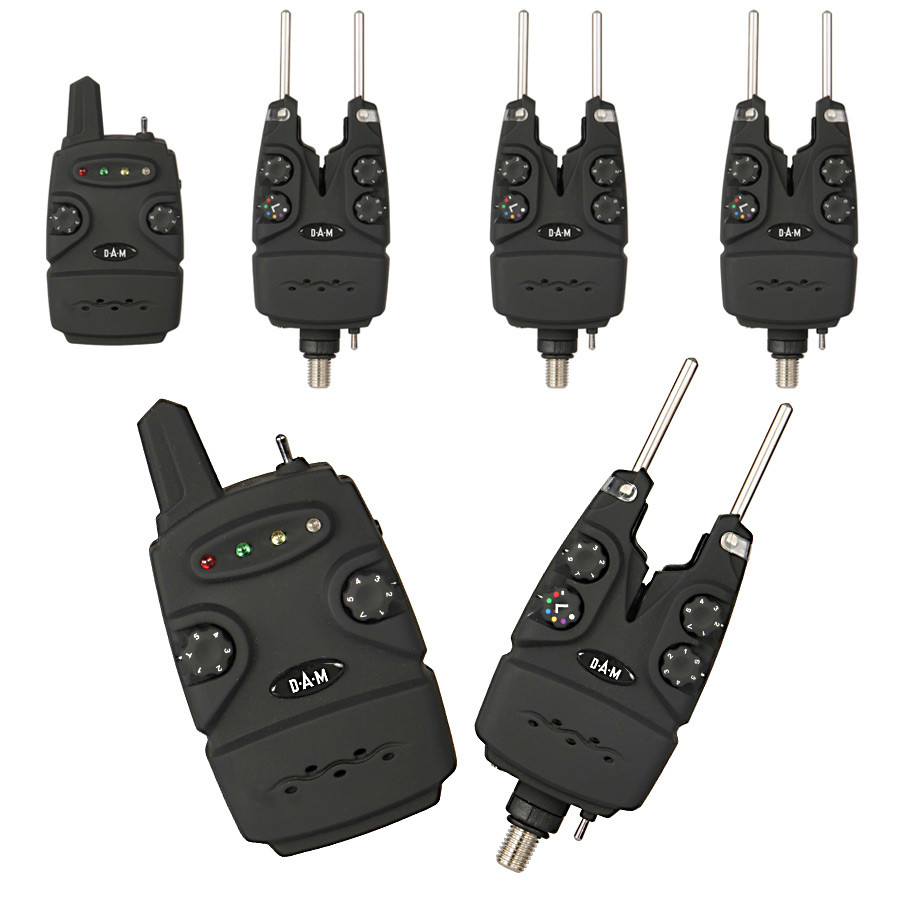 Набор сигнализаторов в кейсе DAM Multi-Color Wireless Alarm Set  3+1