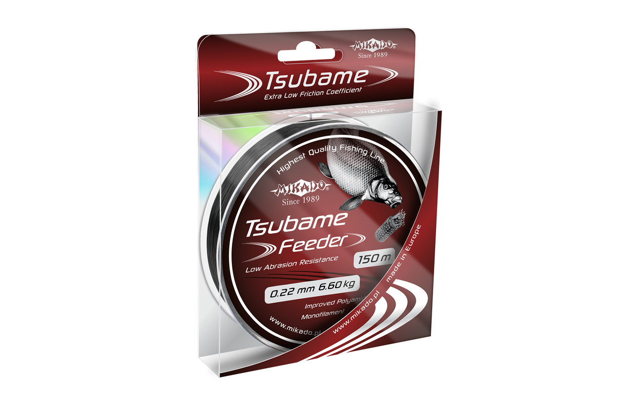 Леска Mikado Tsubame Feeder 150м 0,30мм 11,2кг (красный)