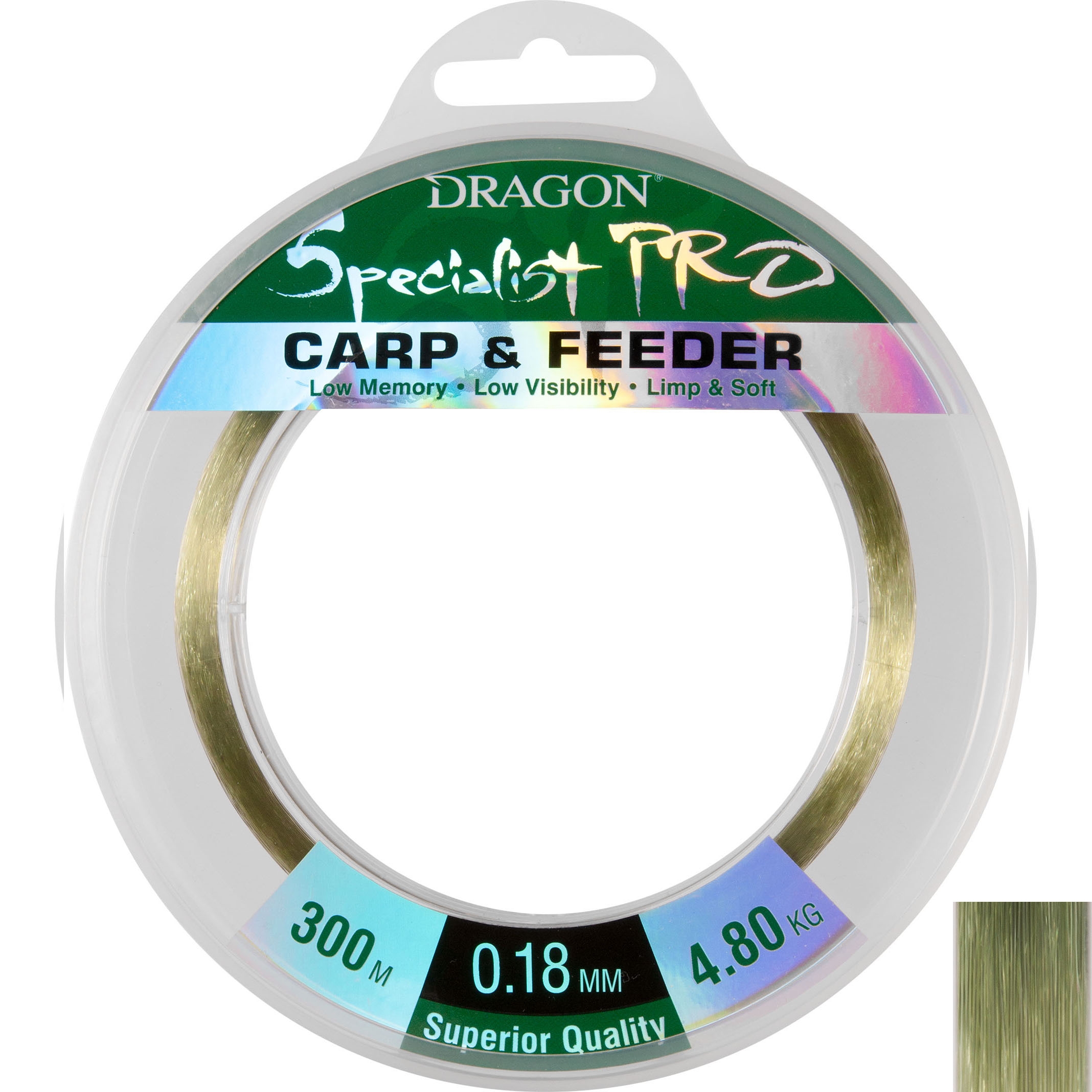 Леска Dragon Specialist PRO CARP & FEEDER 0.23 300м
