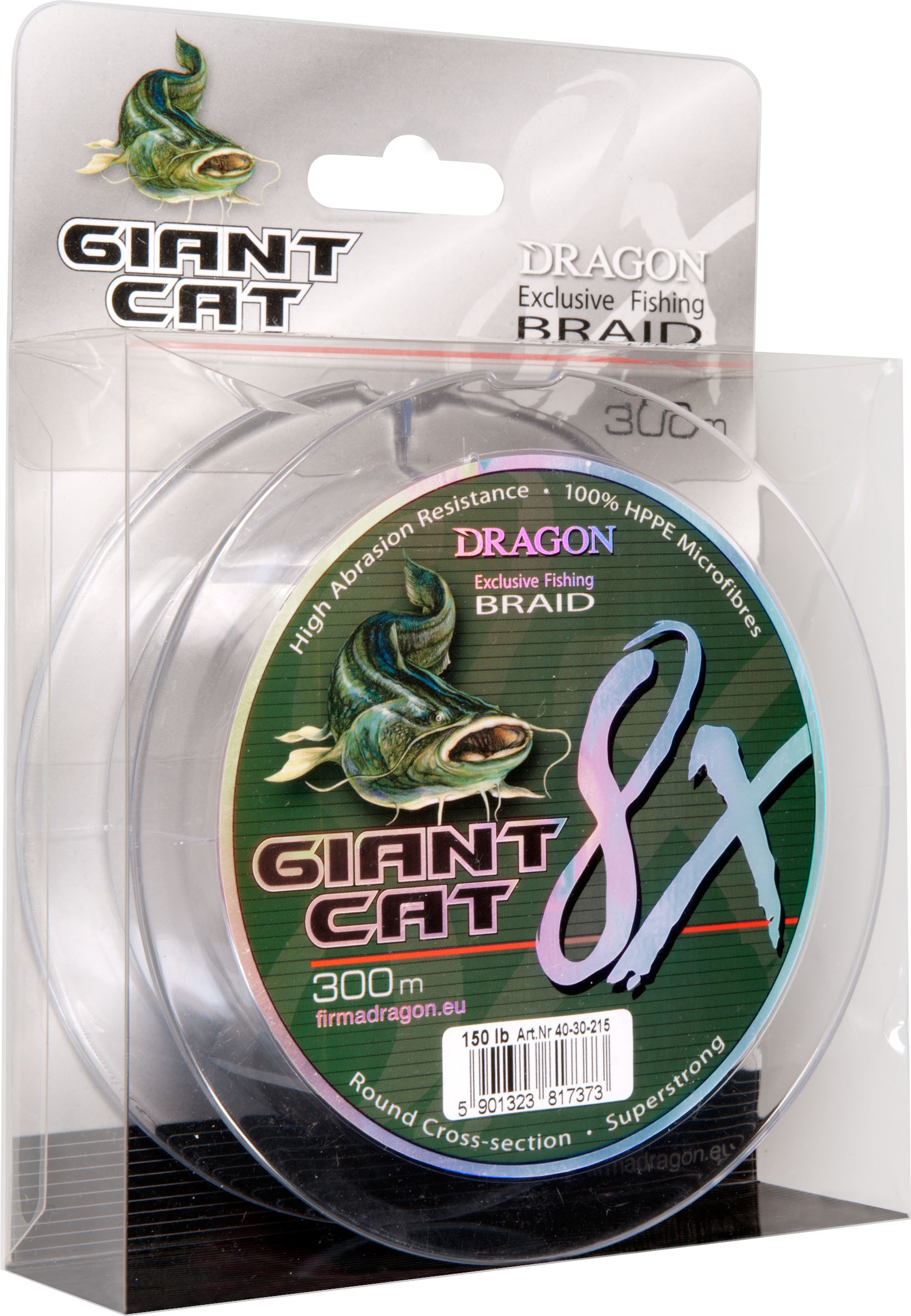 Шнур Giant Cat 8X Braid 300m 120lb
