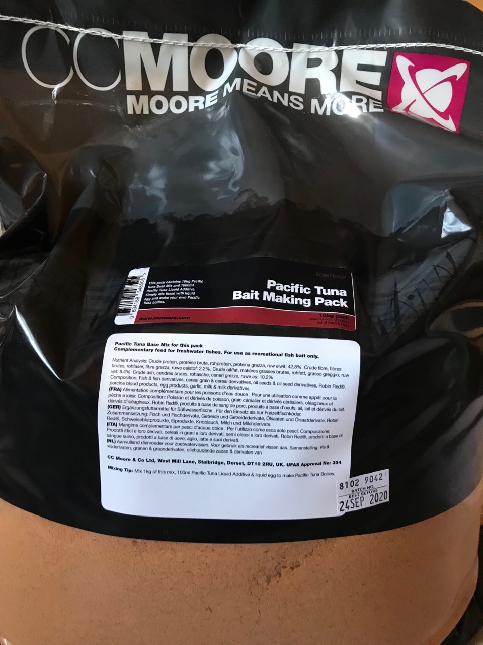 CC Moore Pacific Tuna Bait Making Pack 10 kg (базовый микс)
