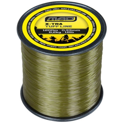 Леска DAM MAD X-TRA Tuff Carp Line  1600м 0,28мм  5,7кг (olive green)