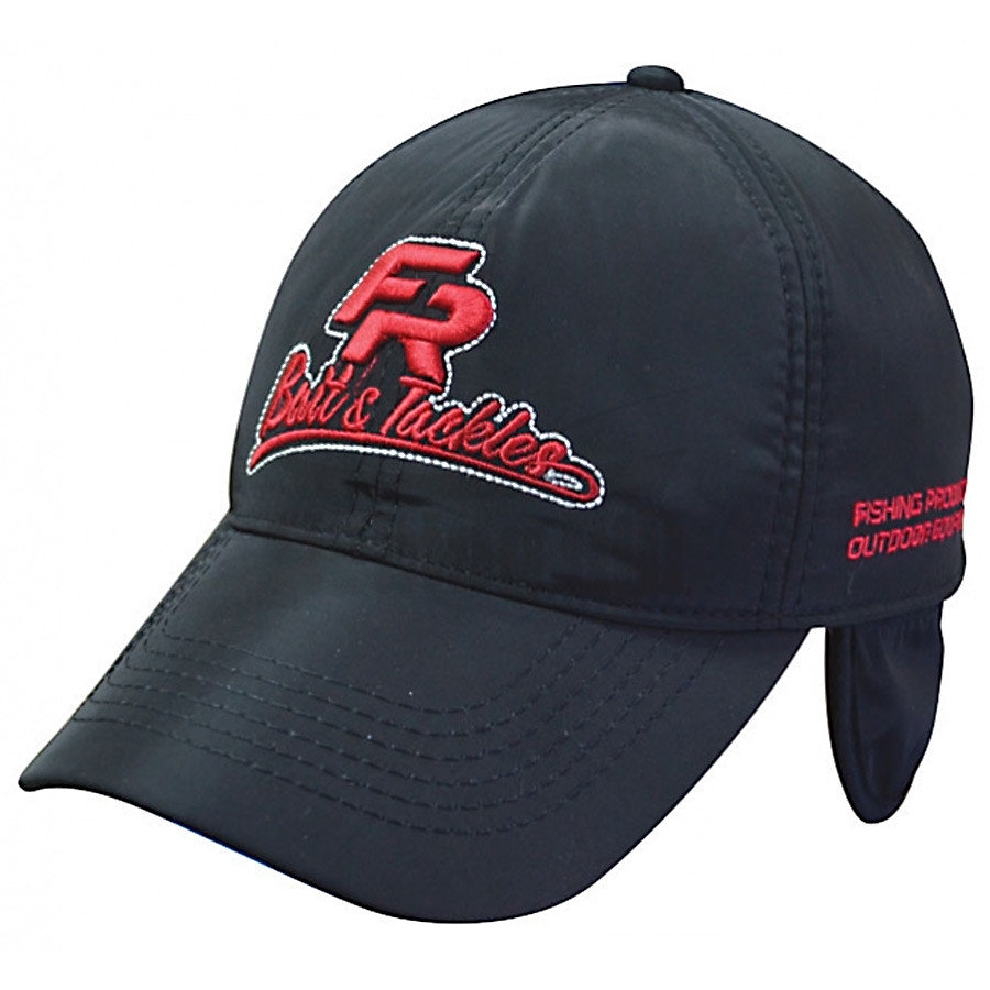 Кепка-бейсболка зимняя Fishing ROI "Bait&Tackles" black 58р