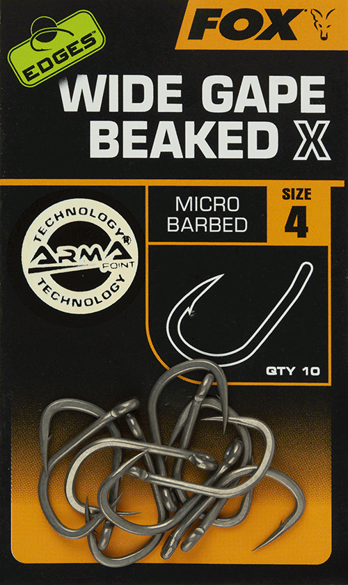 Крючок Fox Edges Wide Gape Beaked X(усиленные крючки) 4