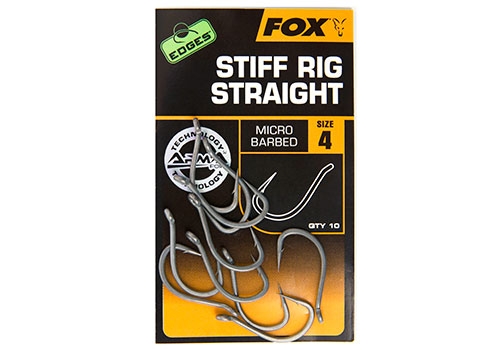 Крючок карповый Fox EDGES™ Stiff Rig straight 6