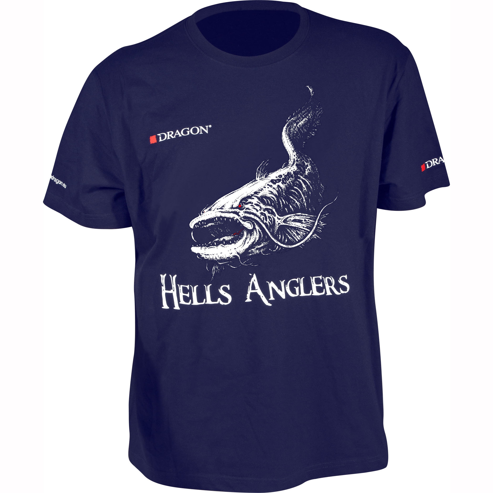 Футболка DRAGON Hells Anglers СОМ L темно-синяя