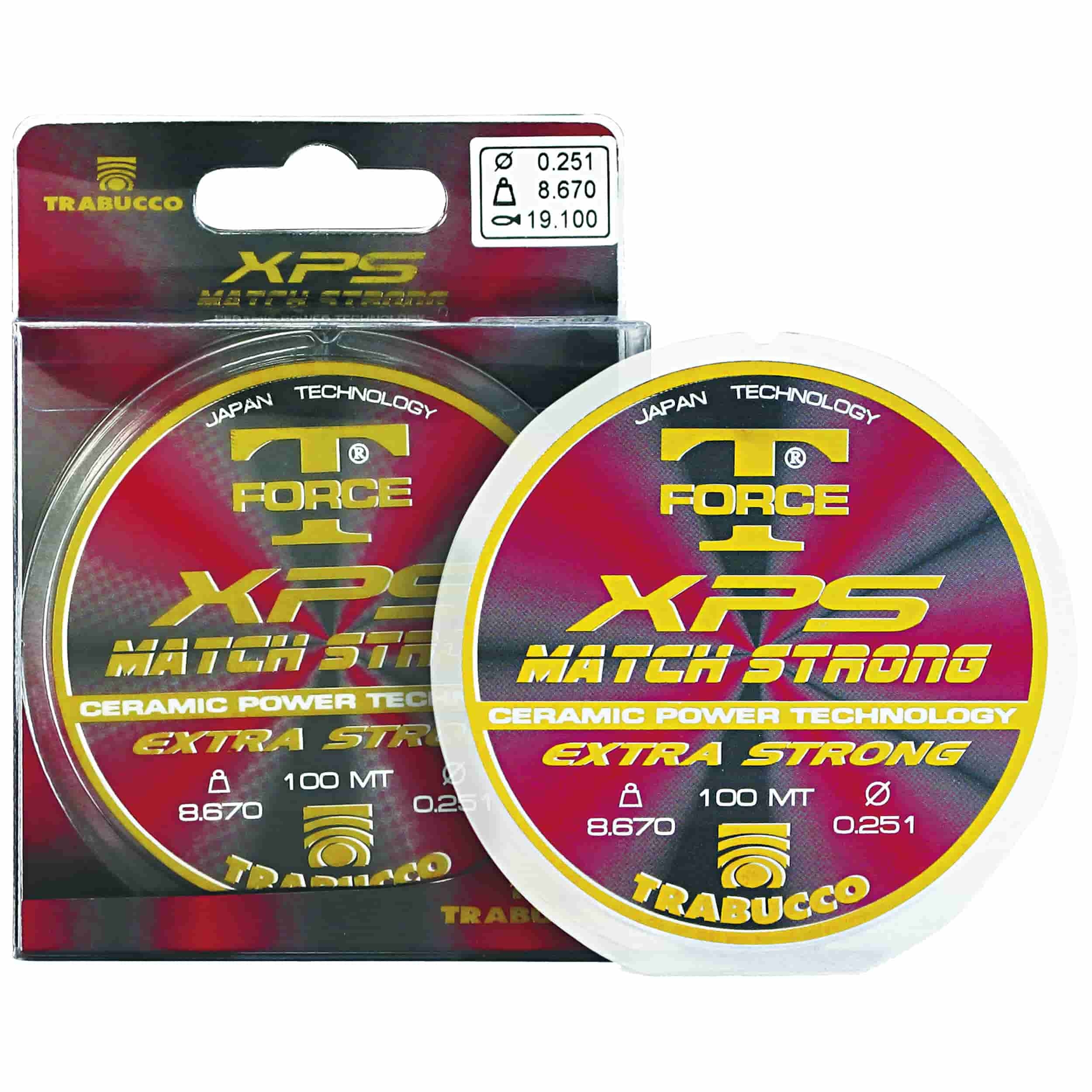 Леска Trabucco T-FORCE XPS MATCH STRONG 100 м 0,221 мм