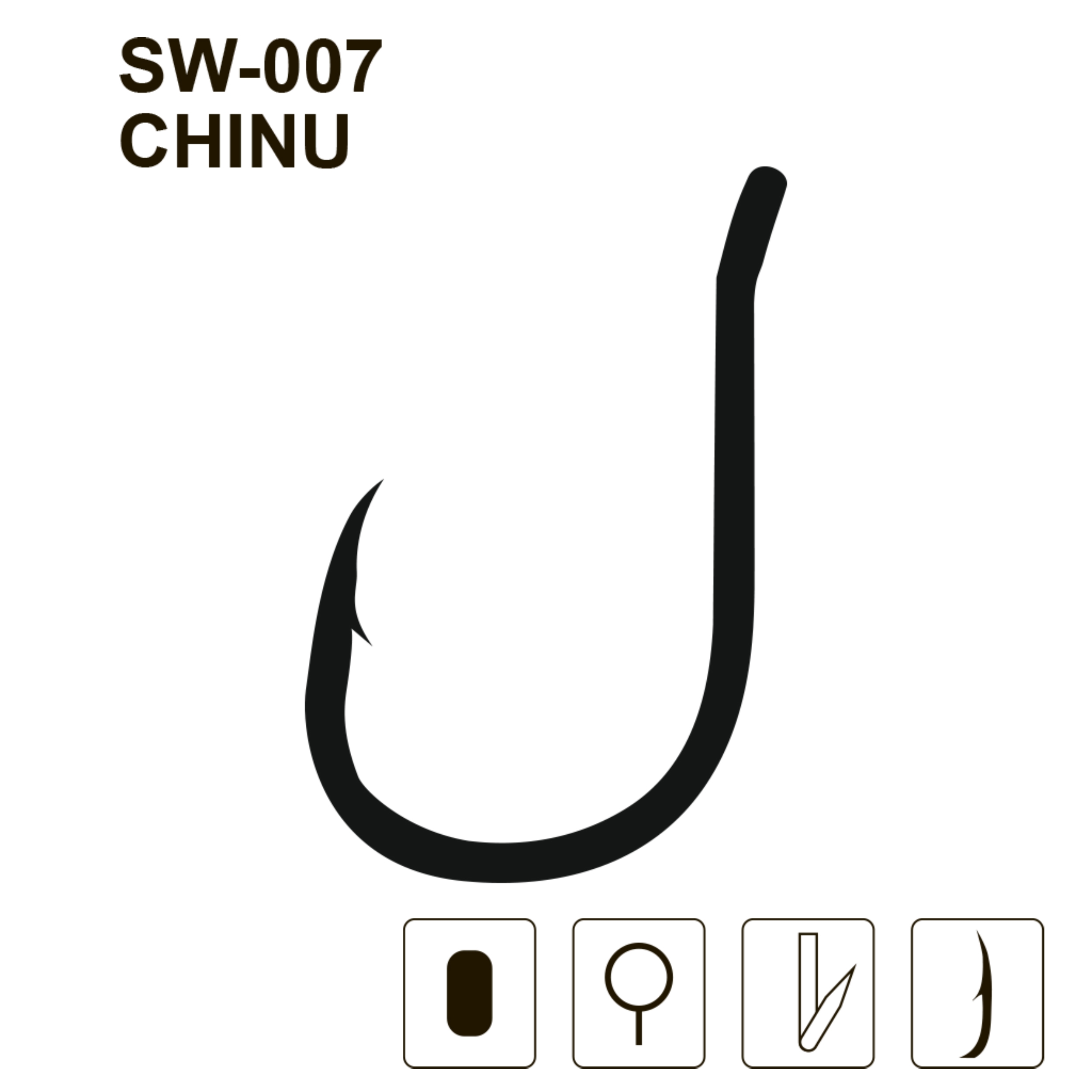 Крючок MiniMax Сhinu SW-007 # 12 BLN 10шт. ring