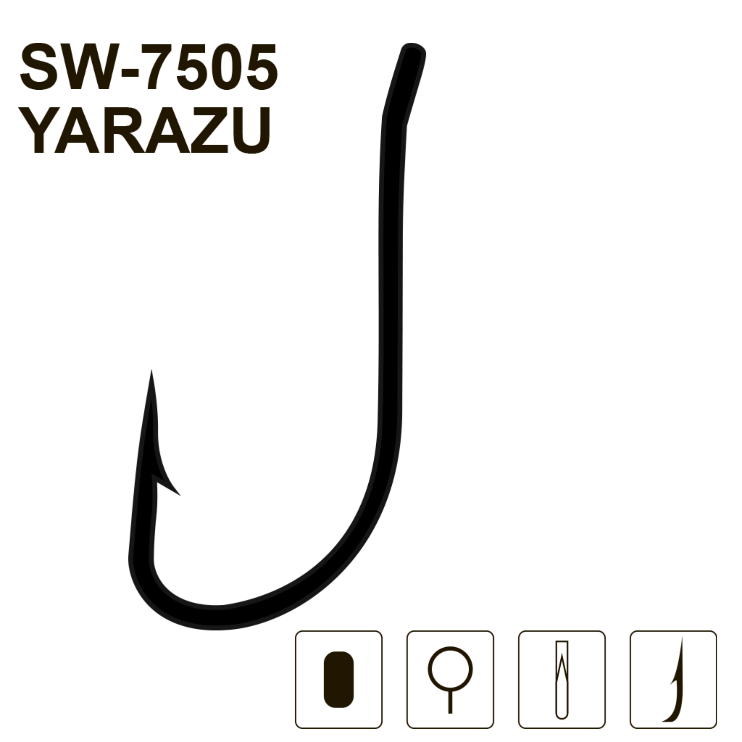 Крючки MiniMax Yarazu SW-7505 # 4 BLN 10шт. ring