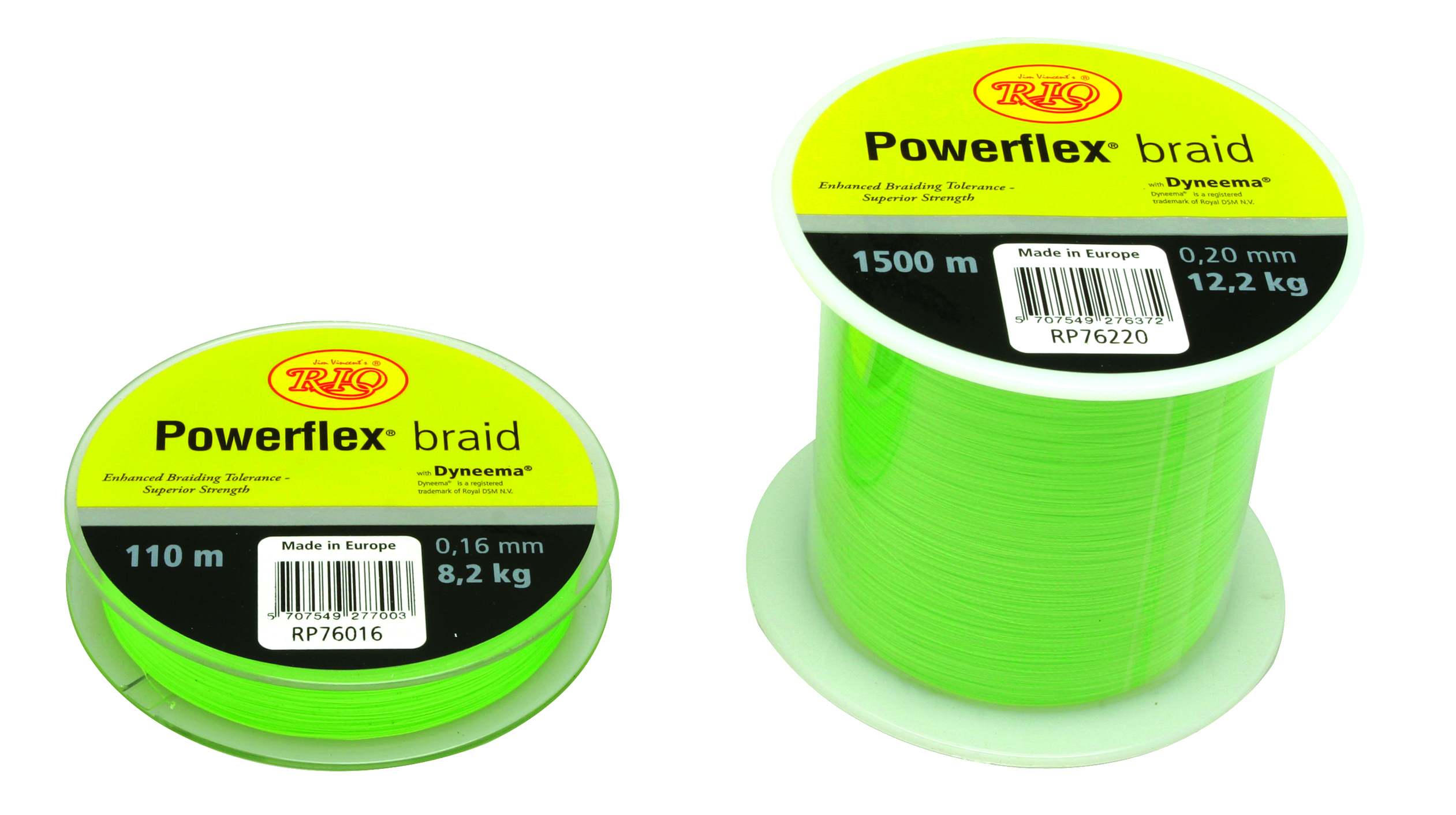 Шнур плетенный RIO RP Powerbraid 0,18 mm 110 m 10,4 kg Fluo Green 