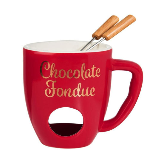 Фондю зі столовими приборами CHOCOLATE FONDUE 13.5х10х11 см. 10216282