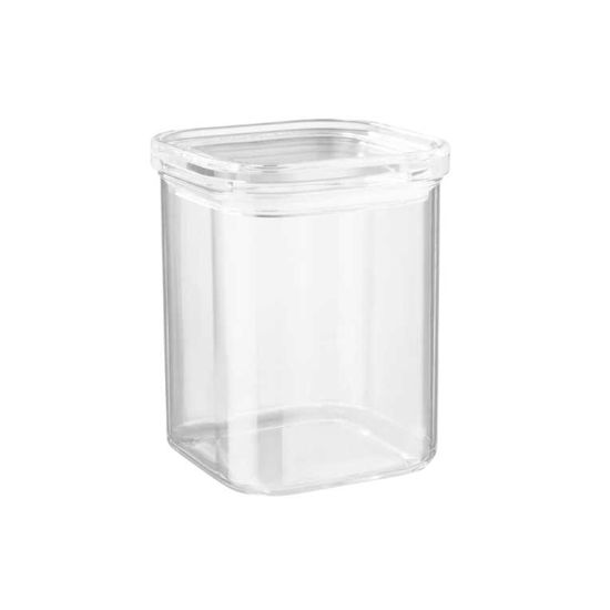 Ємність кухонна з кришкою CLEARANCE 11x11 см. H:14.5 см. L:11 см. V:1100 мл. 10221234