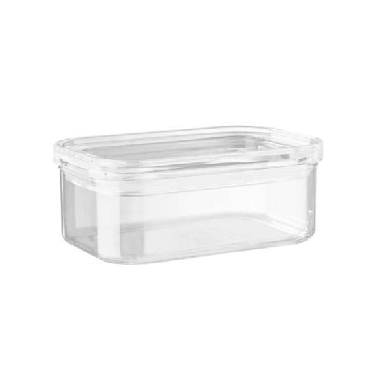 Ємність кухонна з кришкою CLEARANCE 16x11 см. H:7.2 см. L:16 см. V:700 мл. 10221236