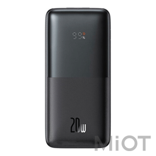 Зовнішній акумулятор (Power Bank) Baseus Bipow Pro Digital Display Fast Charge 10000mAh 20W Black (PPBD040101/PPBD2-1020)