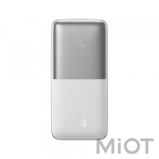 Зовнішній акумулятор (Power Bank) Baseus Bipow Pro Digital Display 22.5W 10000 mAh White (PPBD040002/PPBD2-1022)