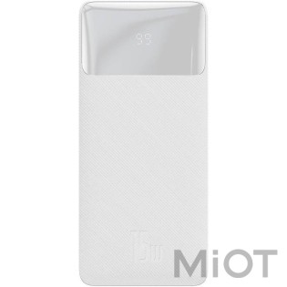 Зовнішній акумулятор (Power Bank) Baseus Bipow Overseas 15W 10000mAh White (PPBD050002/PPBD10)