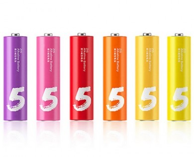 Батарейки Xiaomi ZMi Rainbow AA batteries 6 шт