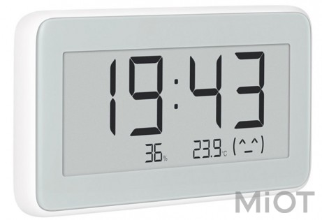 Годинник Xiaomi Mi home (Mijia) Temperature And Humidity Electronic Watch LYWSD02MMC