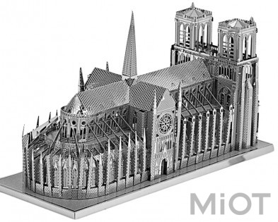 Колекційна модель PIECECOOL NOTRE DAME CATHEDRAL PARIS SILVER P016-S