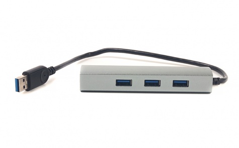 Перехідник PowerPlant USB 3.0 3 порту + Gigabit Ethernet