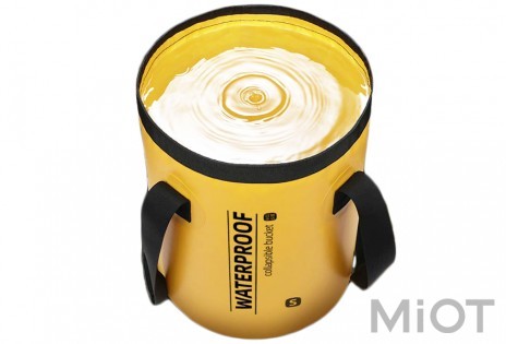 Складане відро Xiaomi Enoch Lohas Waterproof Bucket IN109 Yellow S 25x30cm