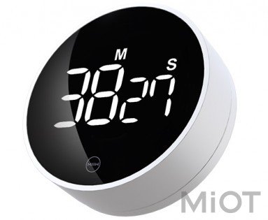 Електронний таймер Xiaomi MIIIW rotating timer (NK5260) White
