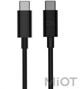 Кабель Xiaomi ZMi AL306 USB-C to USB-C Cable 3A Black 0.5m