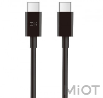 Кабель Xiaomi ZMi AL307E USB-C to USB-C Cable 5A Black 1m
