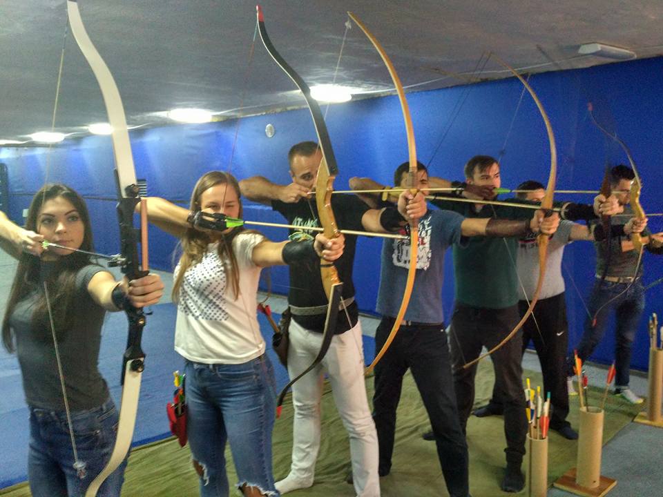 Стрельба из лука - Тир "Лучник". Archery Kiev